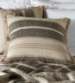 Secret Linen Store Natural Clara Linen Cushion Cover
