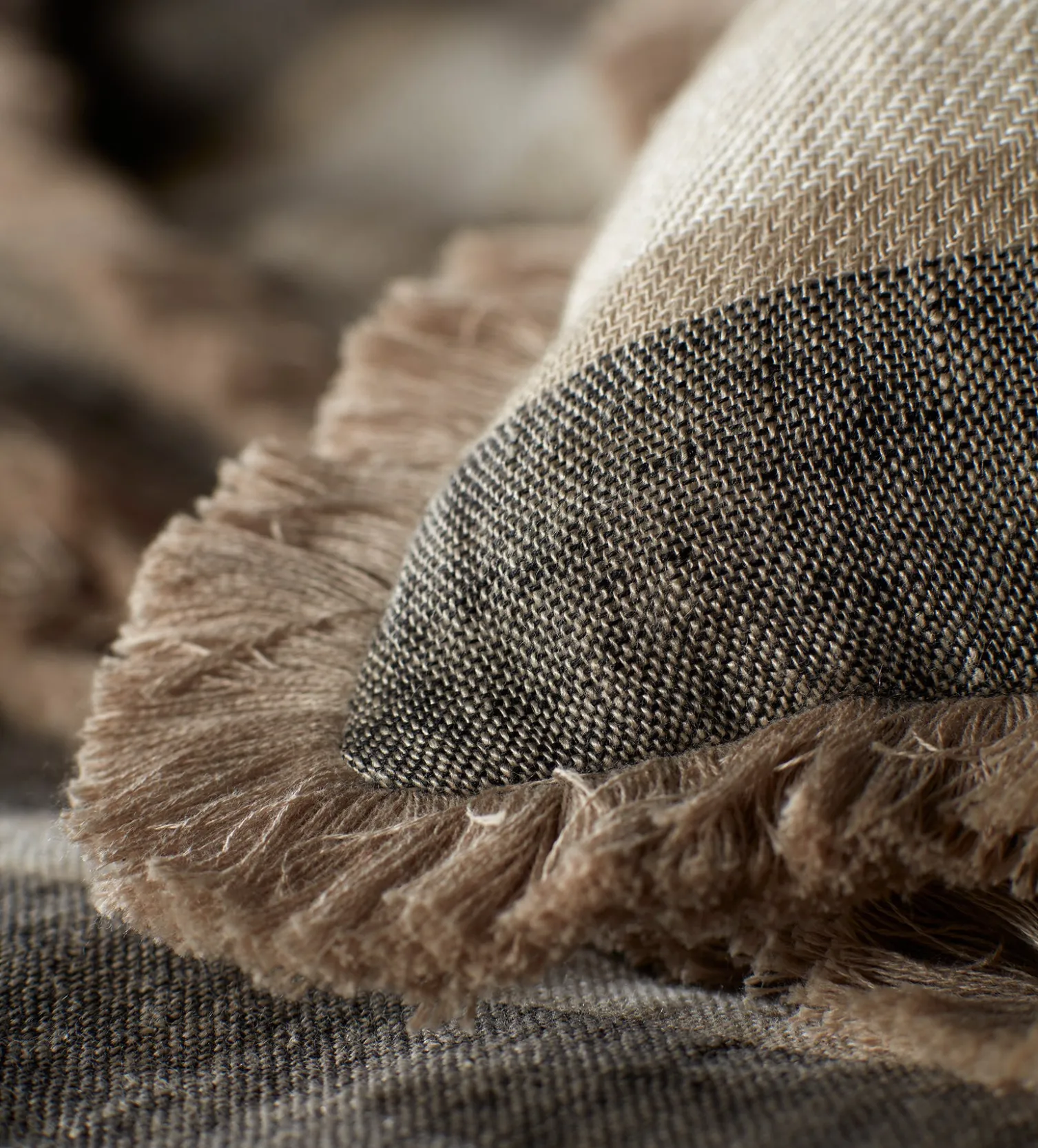 Secret Linen Store Natural Clara Linen Cushion Cover