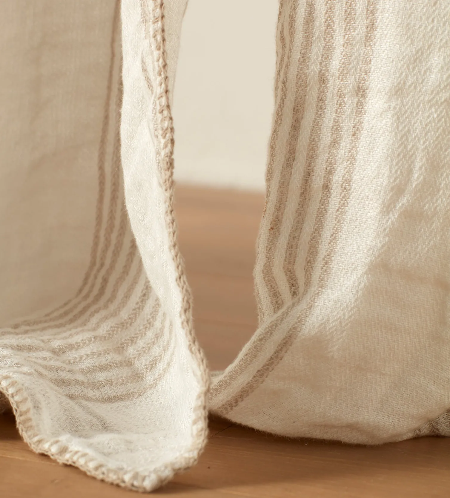 Secret Linen Store Natural Darcy 100% Linen Curtain