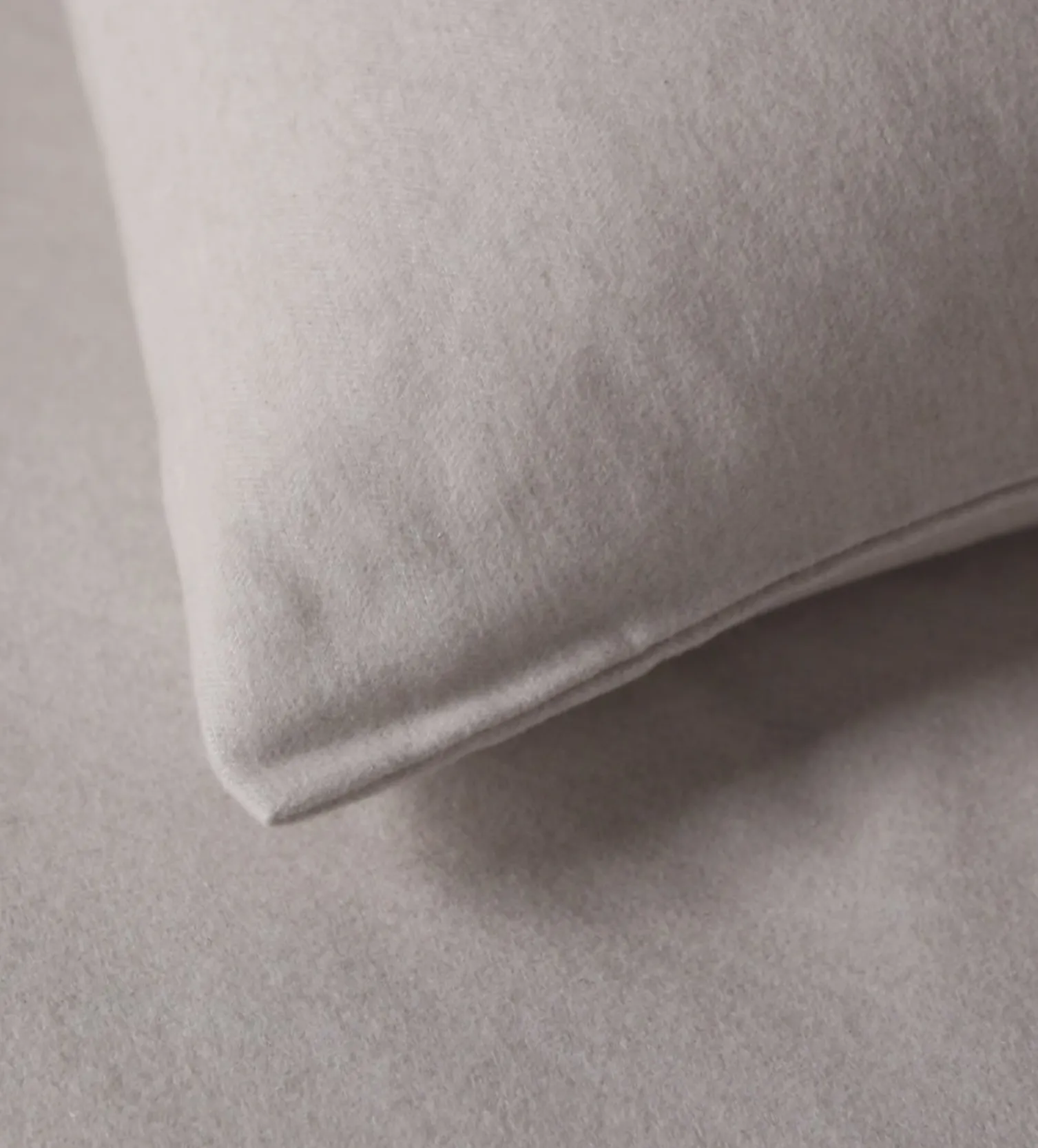 Secret Linen Store Natural Henry Brushed 100% Cotton Pillowcase