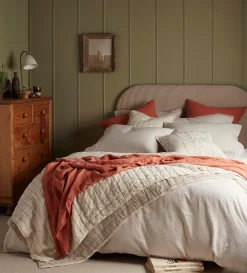 Secret Linen Store Natural Henry Brushed 100% Cotton Pillowcase