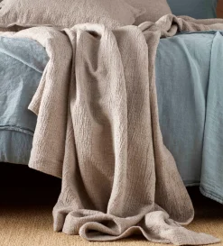 Secret Linen Store Cotton Linen Throw