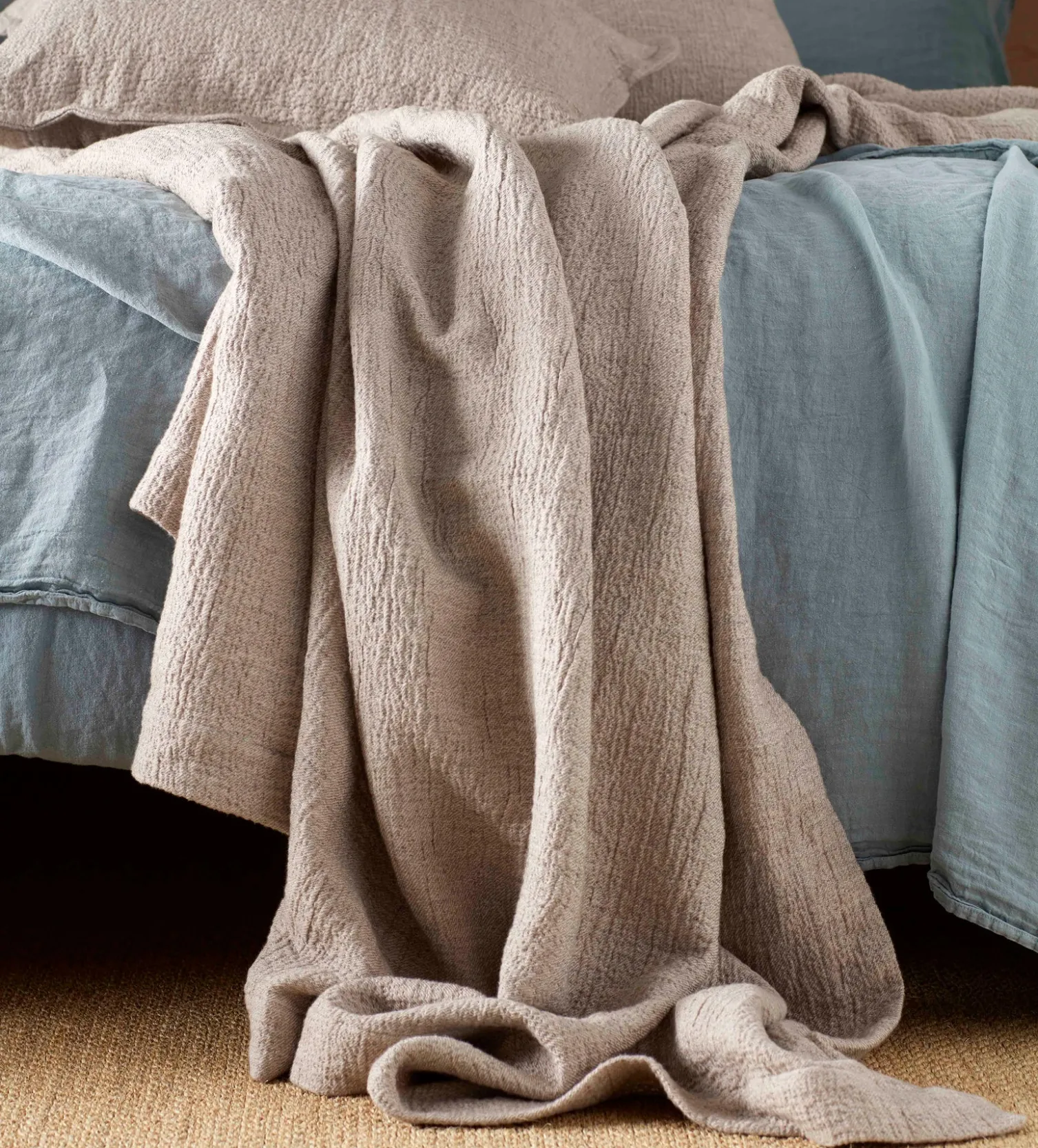 Secret Linen Store Cotton Linen Throw