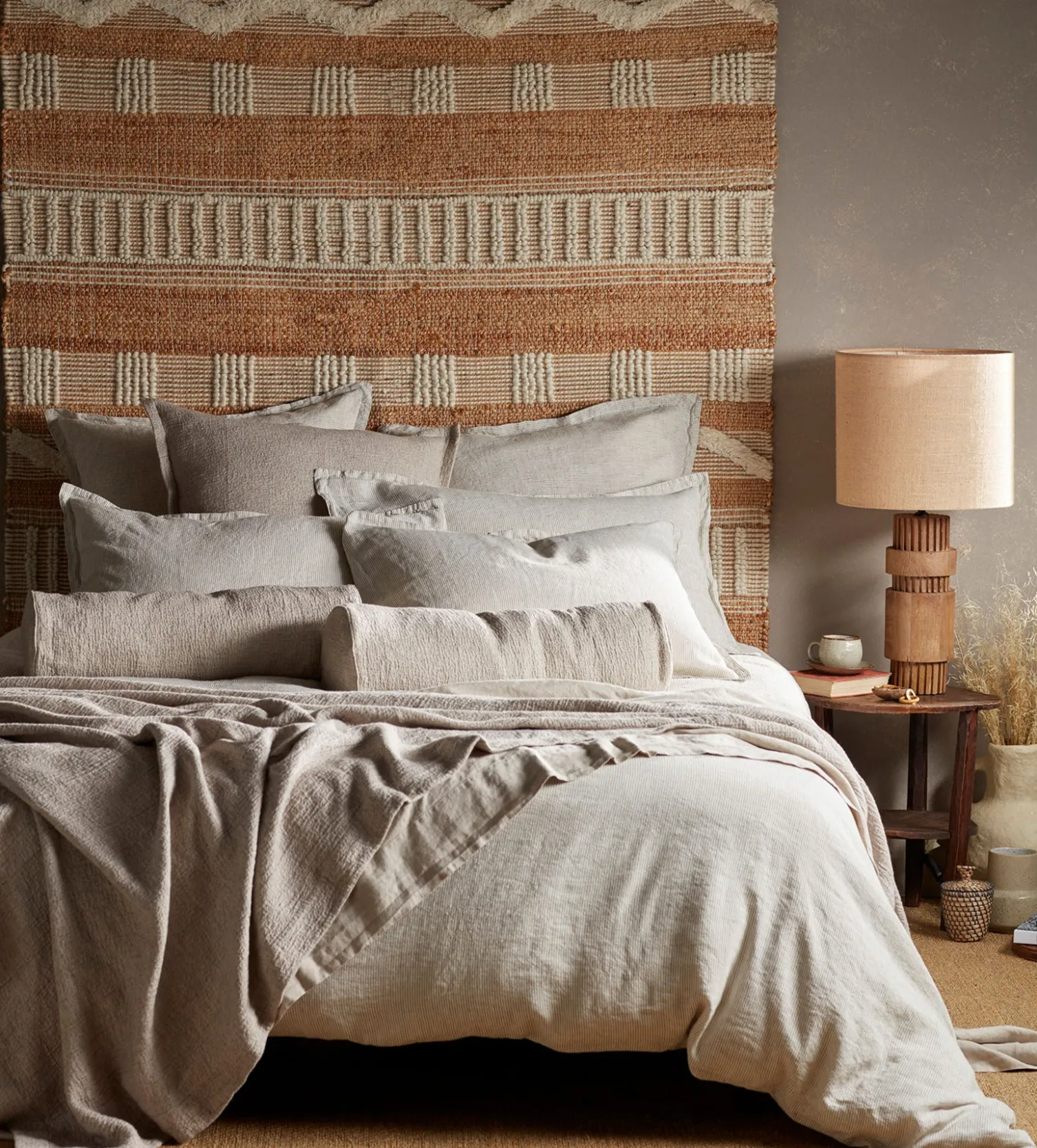 Secret Linen Store Cotton Linen Throw