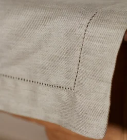 Secret Linen Store Natural Twill Cotton Linen Table Runner