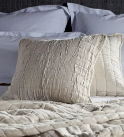 Secret Linen Store 100% Cotton Quilted Cushion Cover