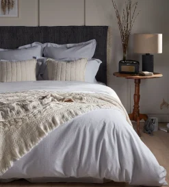 Secret Linen Store 100% Cotton Quilted Throw