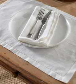Secret Linen Store Twill Cotton Linen Placemats - Set of 2