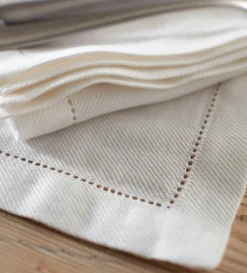 Secret Linen Store Twill Cotton Linen Placemats - Set of 2