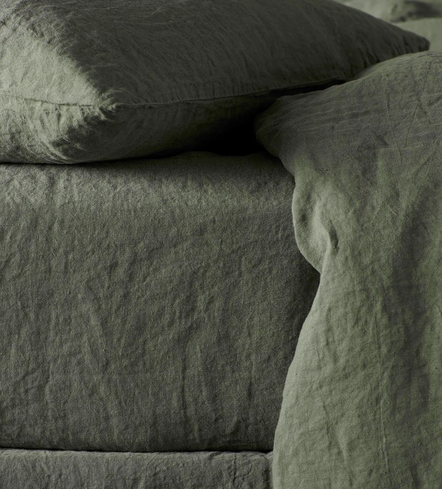 Secret Linen Store 100% Linen Fitted Sheet