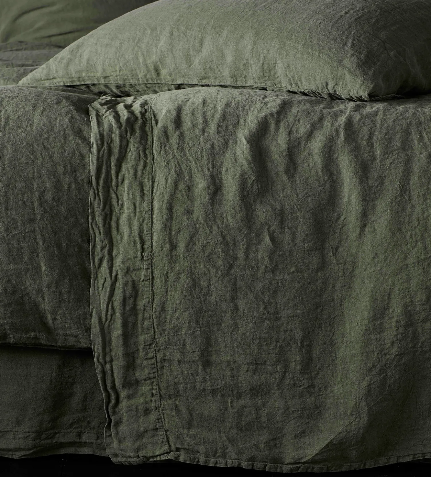 Secret Linen Store 100% Linen Flat Sheet