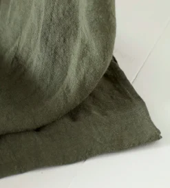 Secret Linen Store 100% Linen Loop Top Curtain (Single)