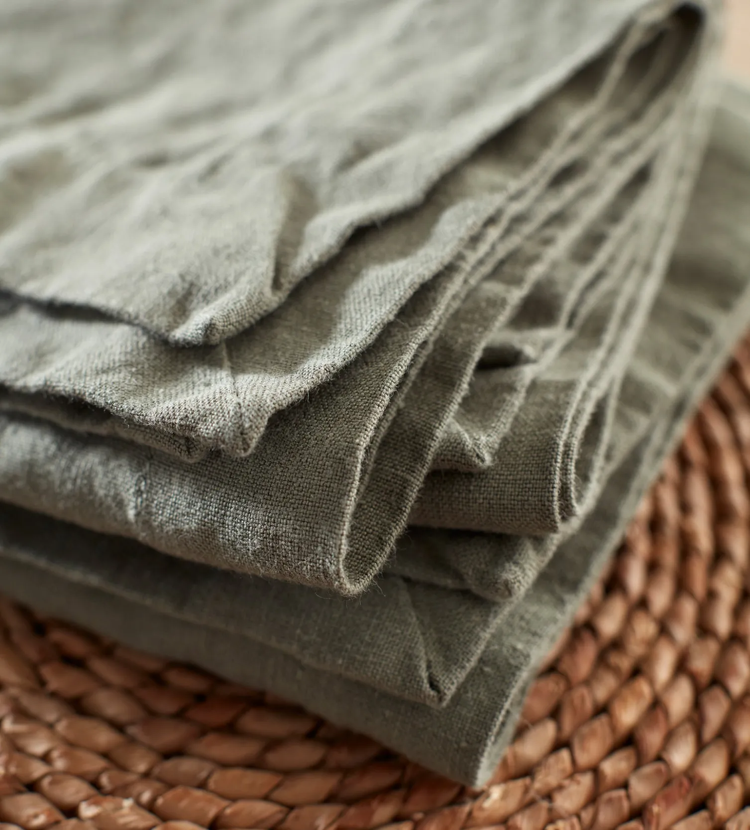 Secret Linen Store 100% Linen Napkins - Set of 4
