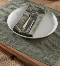 Secret Linen Store 100% Linen Placemats - Set of 2