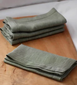 Secret Linen Store Cotton Linen Napkins - Set of 4