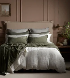 Secret Linen Store 100% Linen Fitted Sheet