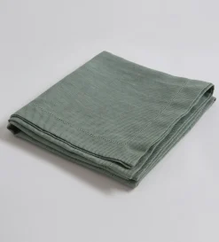 Secret Linen Store Olive Green Twill Cotton Linen Table Runner