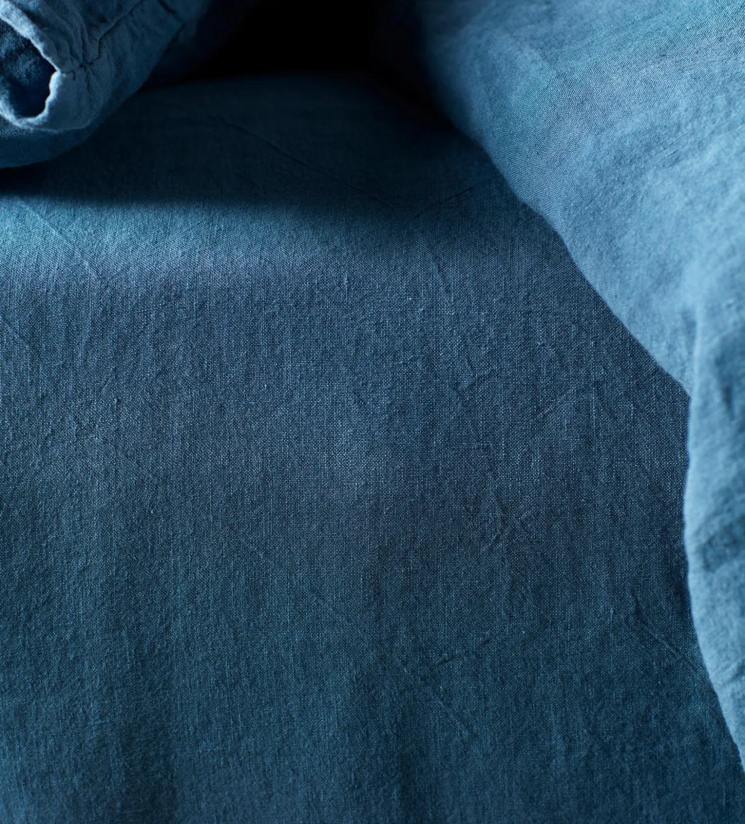 Secret Linen Store Peacock 100% Linen Fitted Sheet