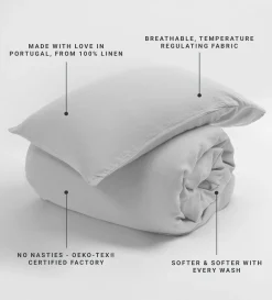 Secret Linen Store 100% Linen Housewife Pillowcase