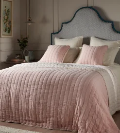 Secret Linen Store Pia Embroidered 100% Cotton Duvet Cover