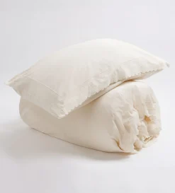 Secret Linen Store Pia Embroidered 100% Cotton Pillowcase