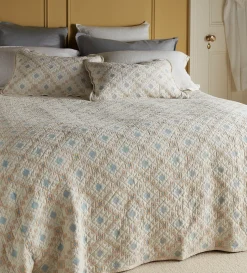 Secret Linen Store Pippa Patchwork 100% Cotton Quilted Cushion Cover