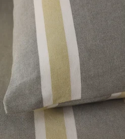 Secret Linen Store Sadie Stripe 100% Organic Cotton Duvet Cover