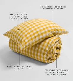 Secret Linen Store Brushed 100% Organic Cotton Pillowcase