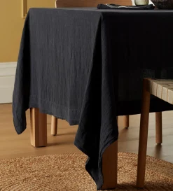 Secret Linen Store Soot 100% Linen Tablecloth