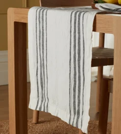 Secret Linen Store Edith 100% Linen Table Runner