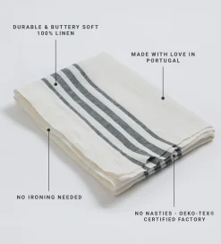 Secret Linen Store Edith 100% Linen Table Runner