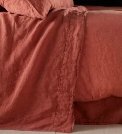Secret Linen Store 100% Linen Flat Sheet