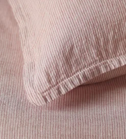 Secret Linen Store Spice Sid Stripe 100% Linen Duvet Cover