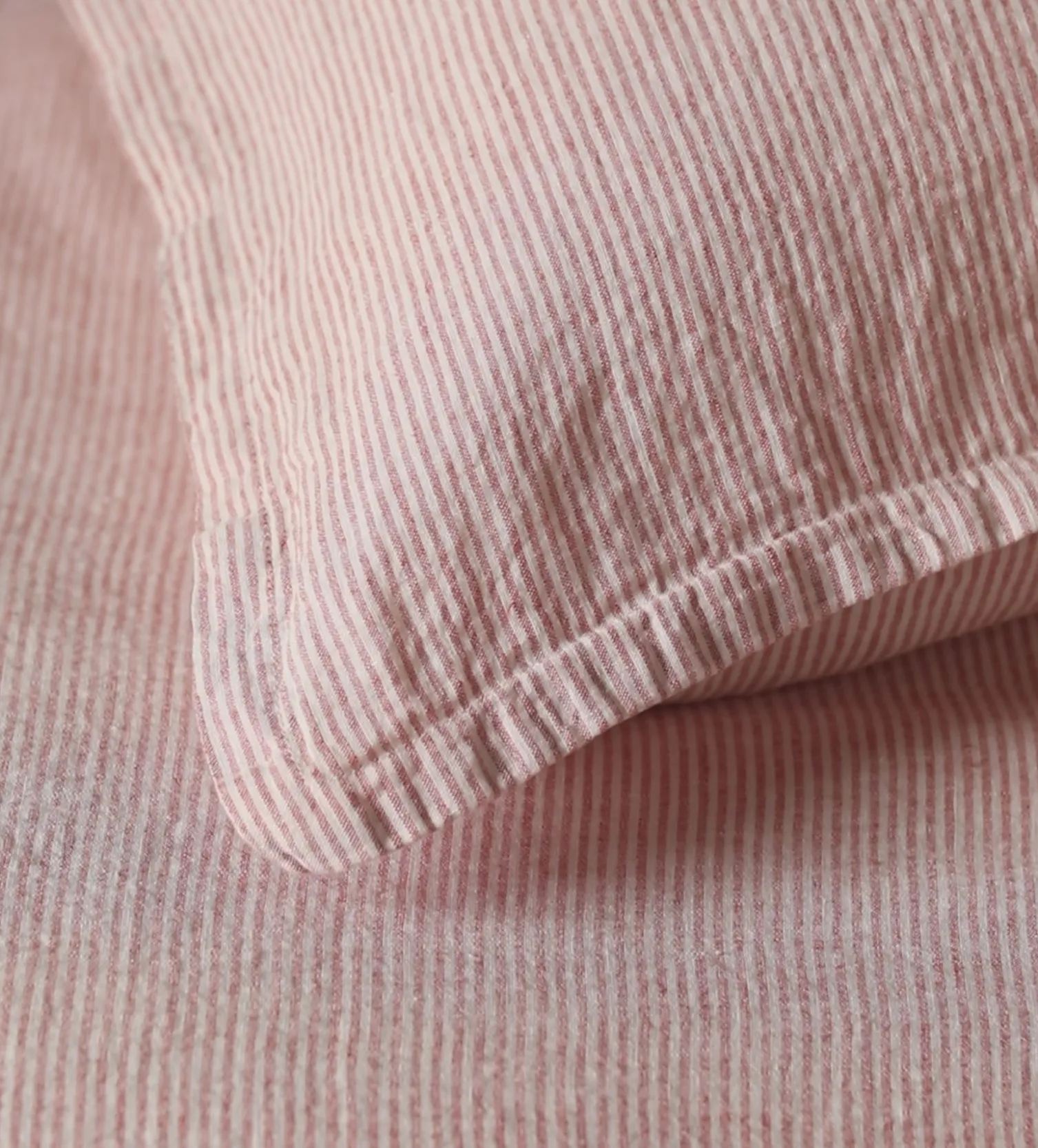 Secret Linen Store Spice Sid Stripe 100% Linen Pillowcase