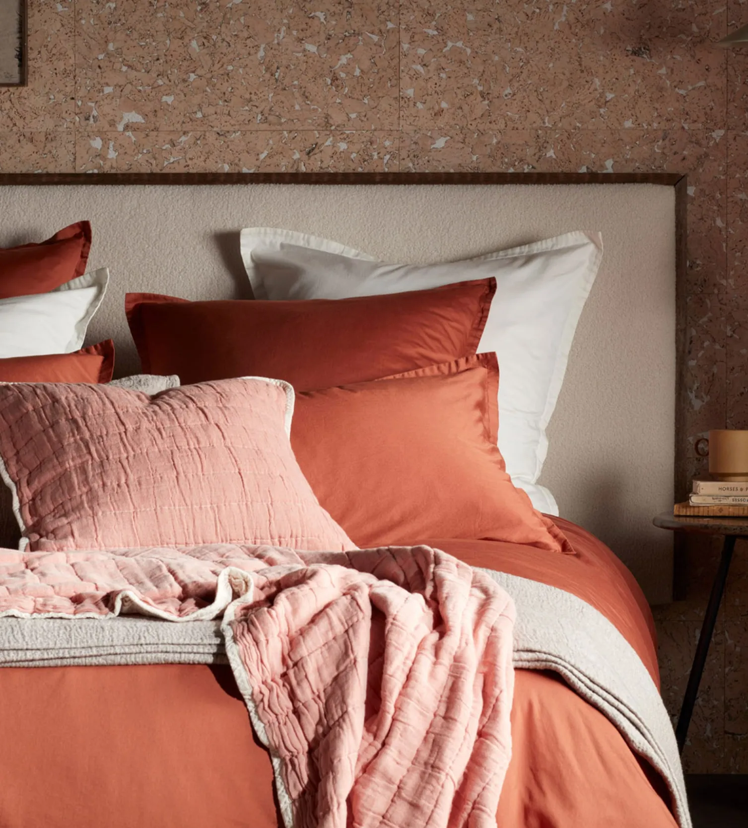 Secret Linen Store 100% Cotton Quilted Cushion Cover