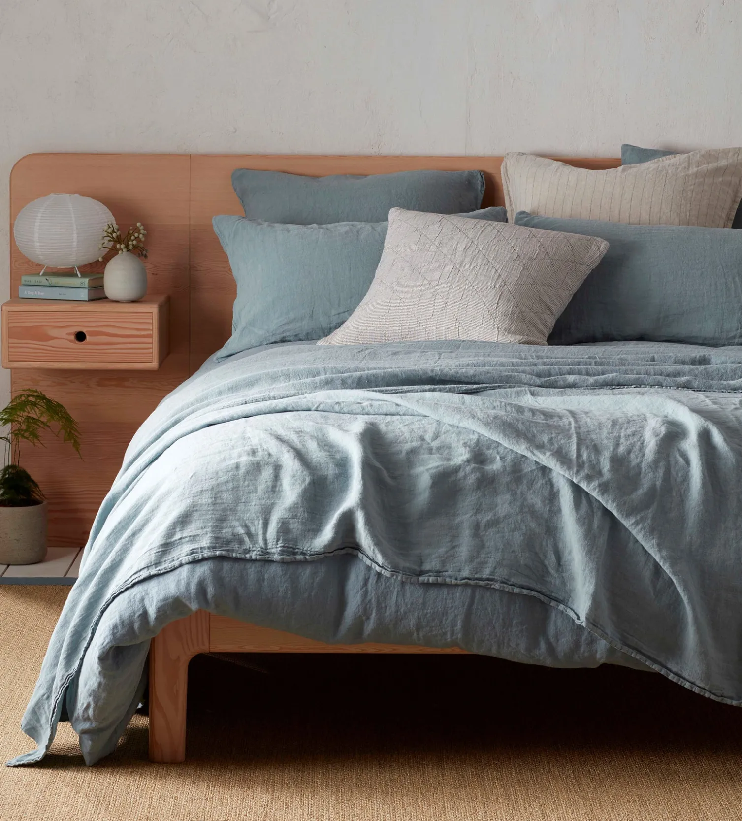 Secret Linen Store 100% Linen Fitted Sheet