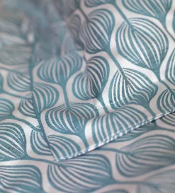 Secret Linen Store Teal Teasels 100% Cotton Oxford Pillowcase