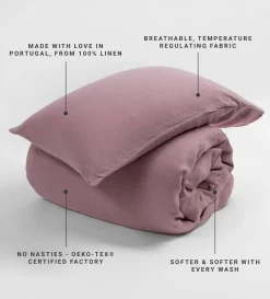 Secret Linen Store 100% Linen Housewife Pillowcase