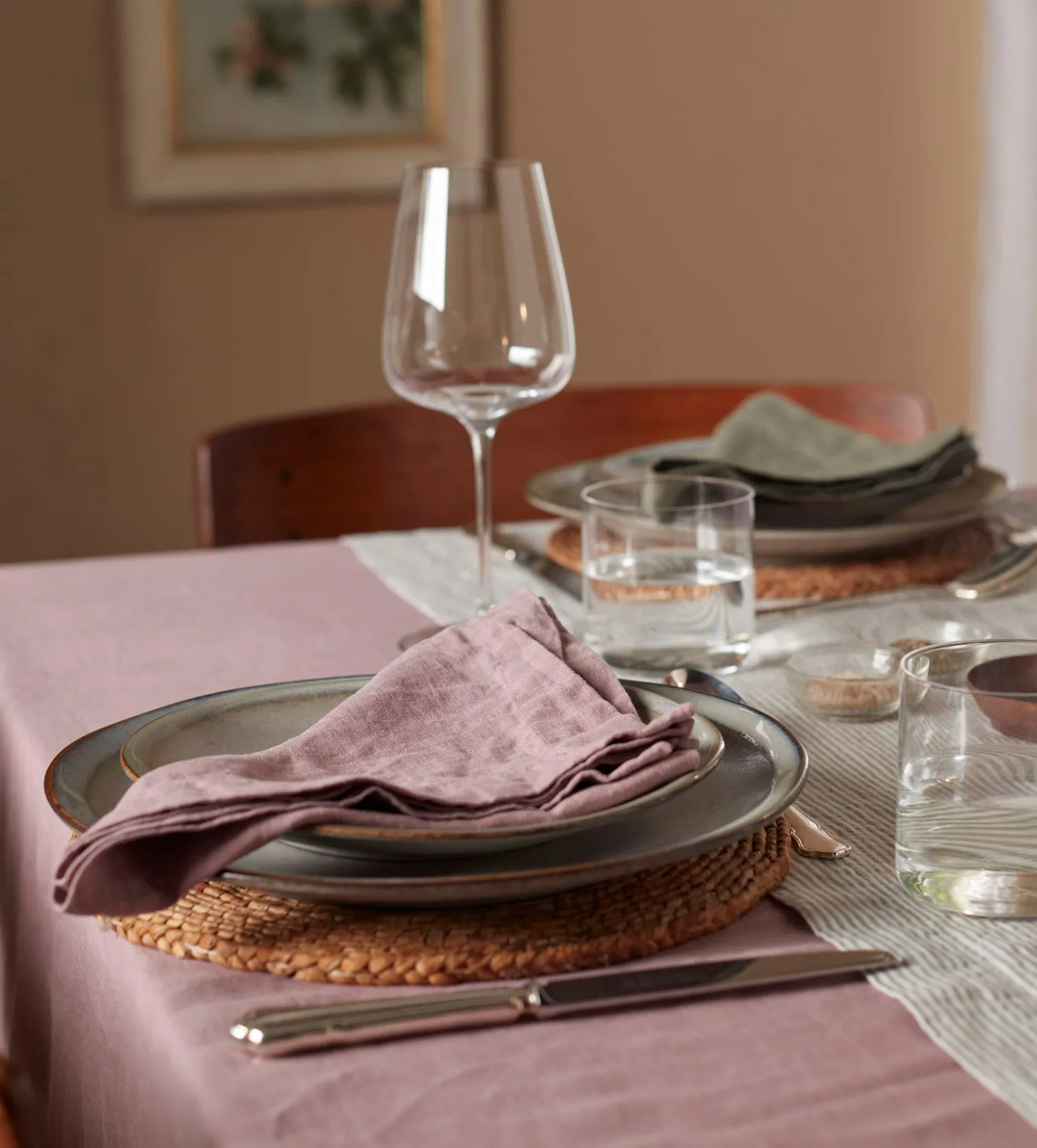 Secret Linen Store 100% Linen Napkins - Set of 4