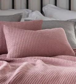 Secret Linen Store Big Waffle 100% Cotton Cushion Cover