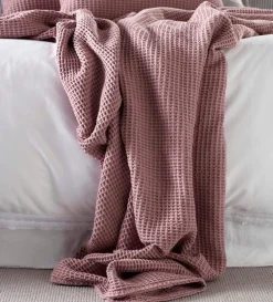 Secret Linen Store Big Waffle 100% Cotton Throw
