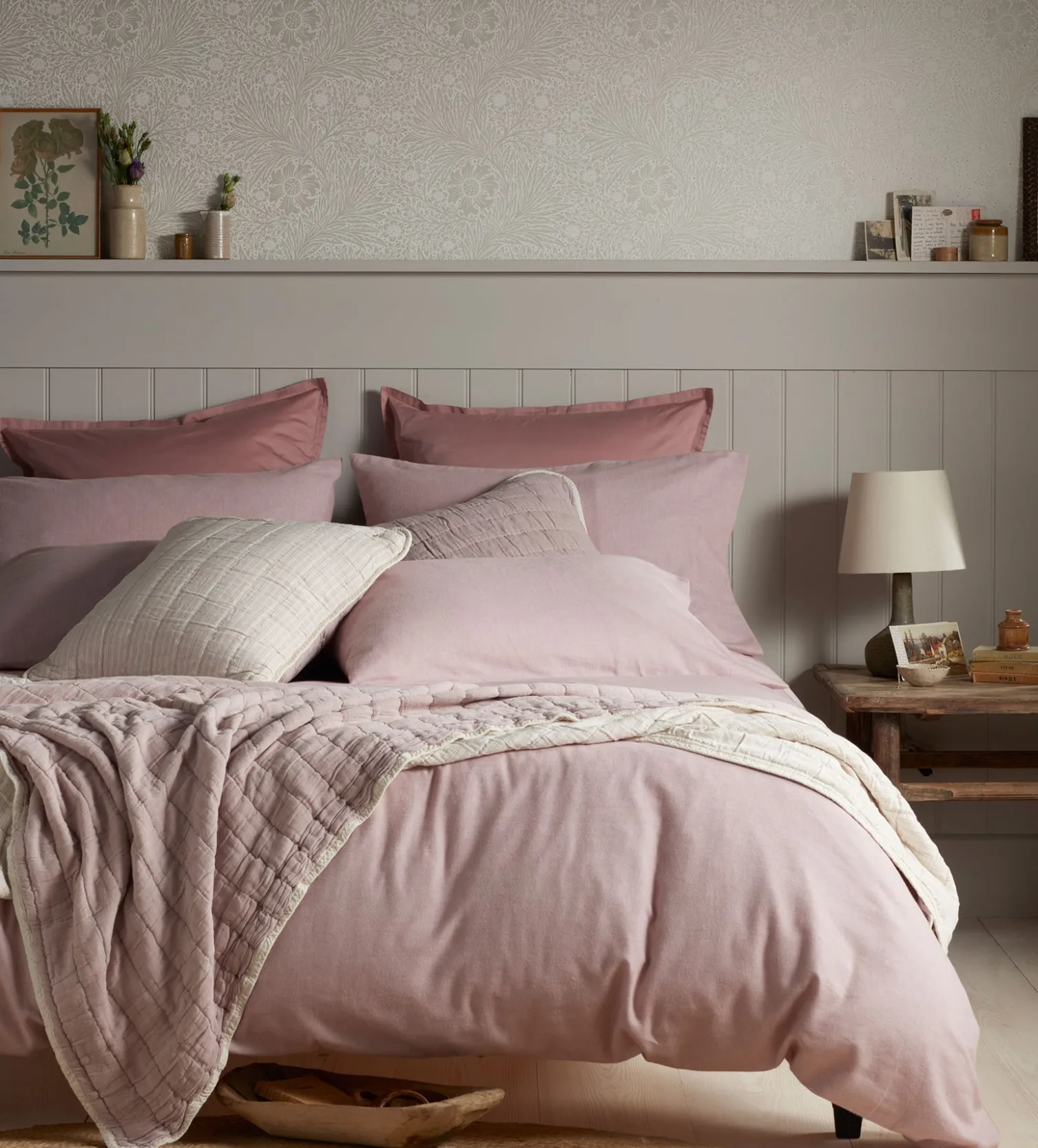 Secret Linen Store Brushed 100% Organic Cotton Duvet Cover