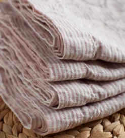 Secret Linen Store 100% Linen Napkins - Set of 4