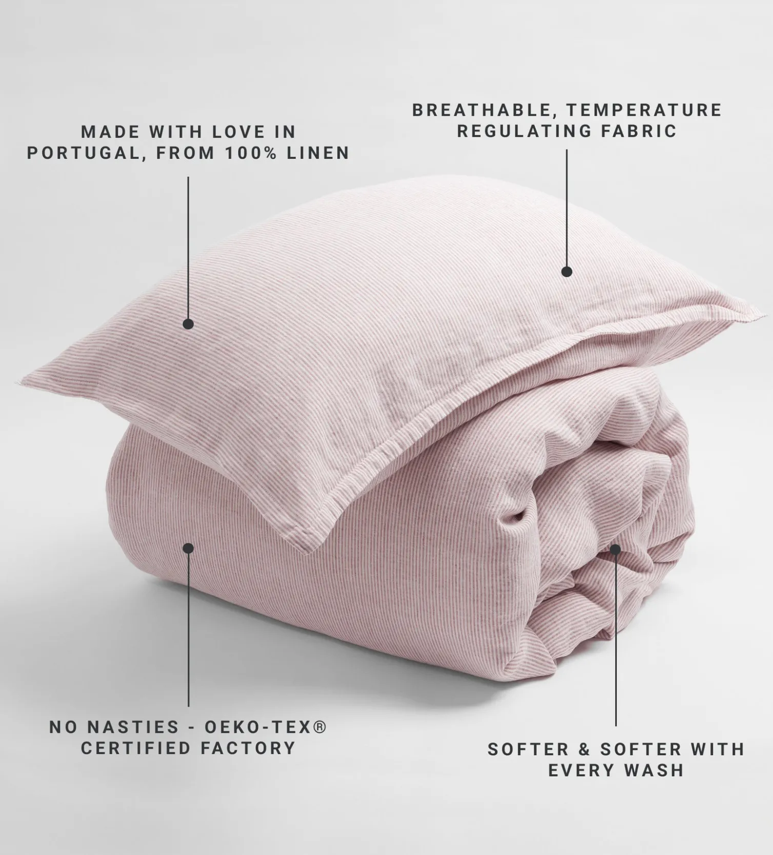 Secret Linen Store 100% Linen Oxford Pillowcase
