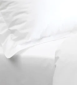 Secret Linen Store White 100% Cotton Percale 200 Thread Count Oxford Pillowcase