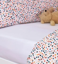 Secret Linen Store 100% Organic Cotton Cot Bed Fitted Sheet