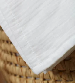Secret Linen Store 100% Organic Cotton Muslin Swaddle Blanket
