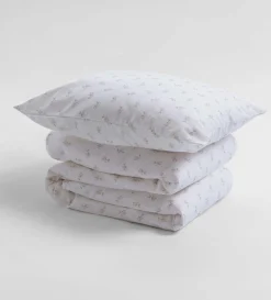 Secret Linen Store Organic 100% Cotton Cot Bed Duvet Cover Set