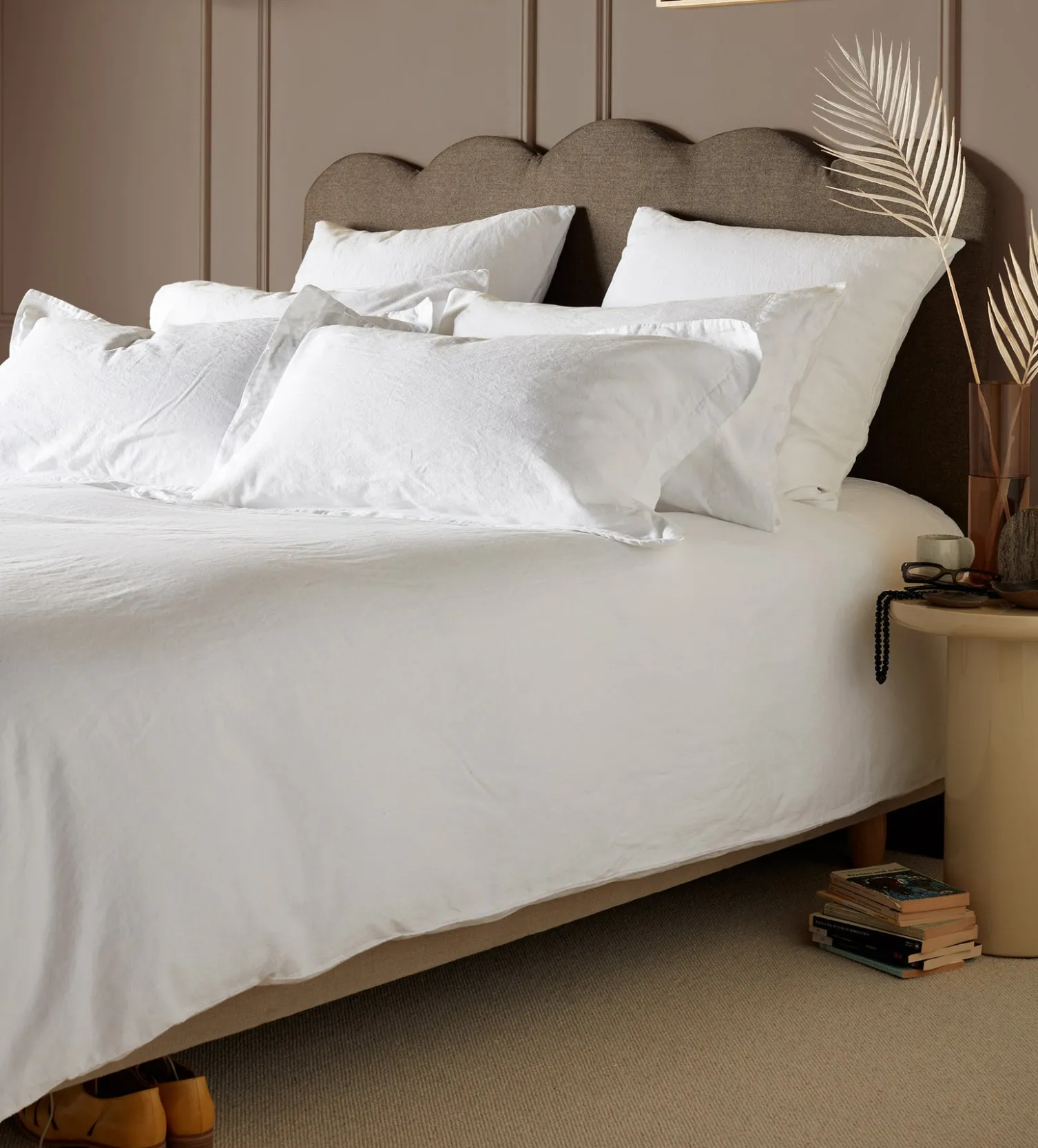 Secret Linen Store Linen Blend Duvet Cover