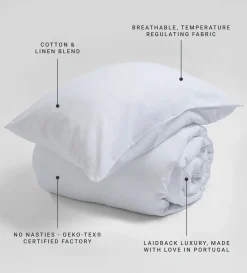 Secret Linen Store Linen Blend Housewife Pillowcase